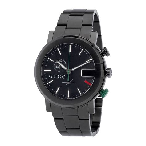 orologio gucci uomo nero|Gucci G.